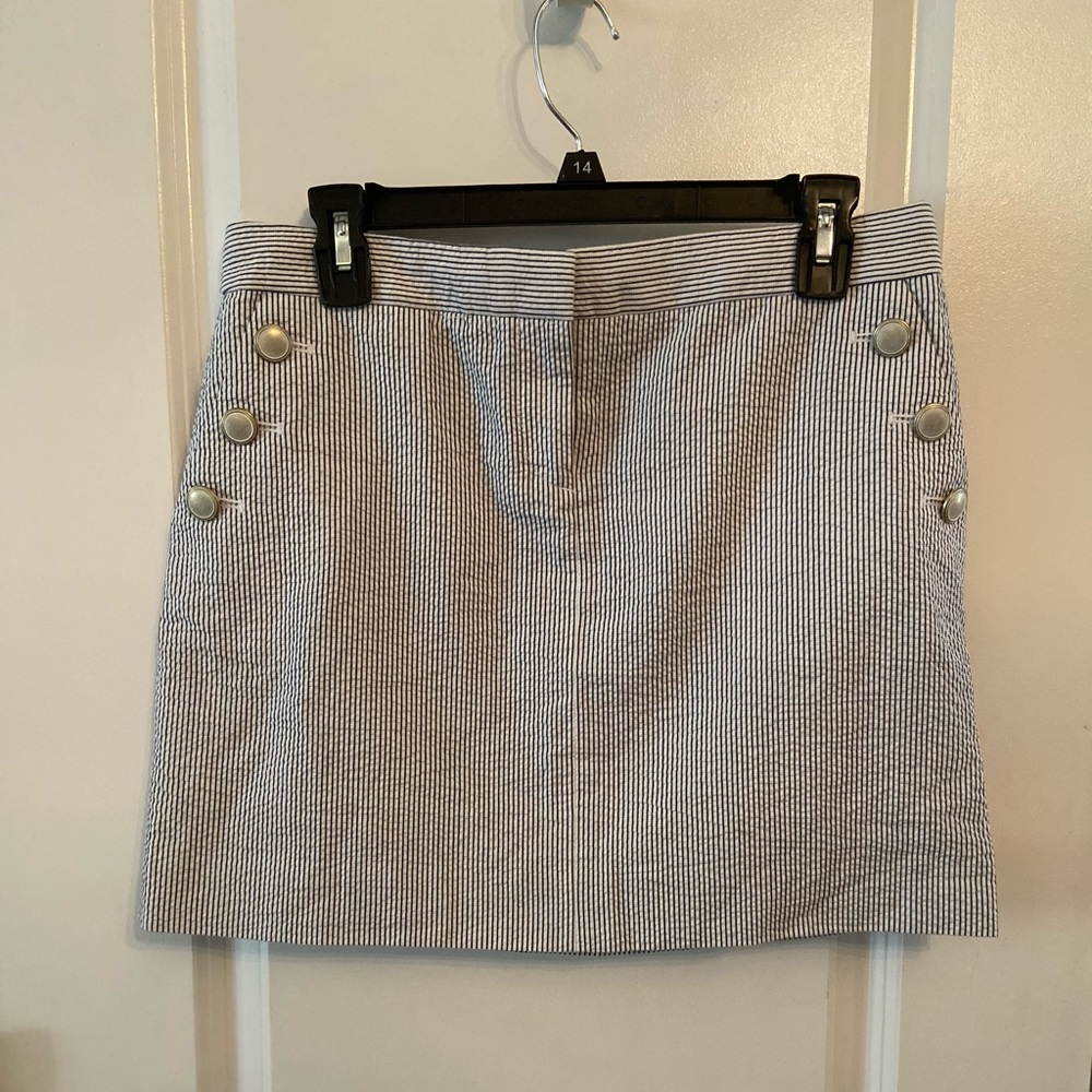 J.Crew Seersucker Skirt
